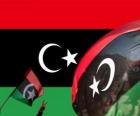 Флаг Ливии. С победой восстания 2011 года был восстановлен флаг 1951 года